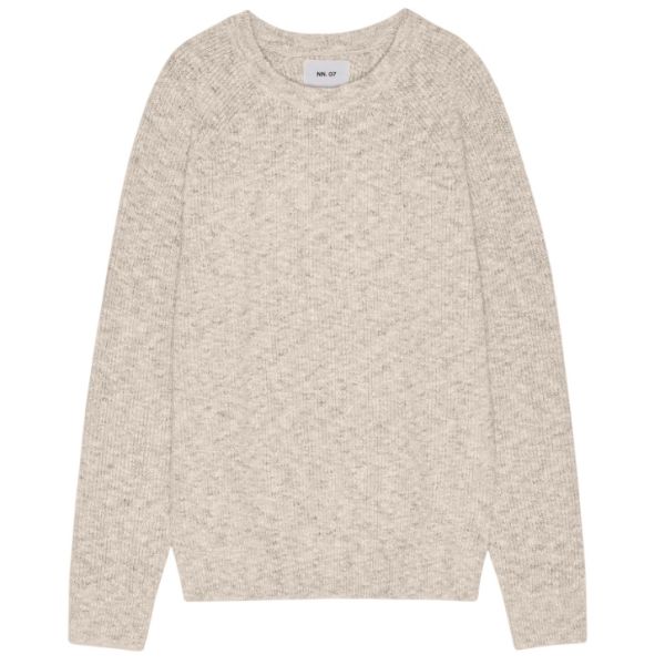 NN.07 Jacobo Boucle Sweater Off White