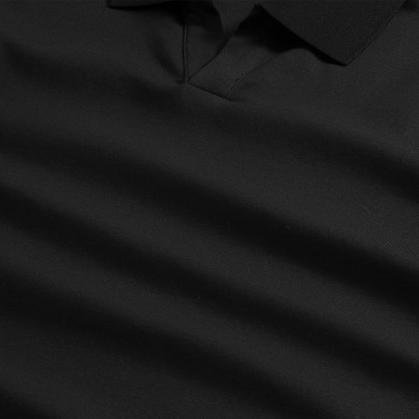 NN.07 Paul Longsleeve Polo Zwart