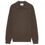 NN.07 Paul Longsleeve Polo Bruin