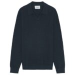 NN.07 Paul Longsleeve Polo Navy