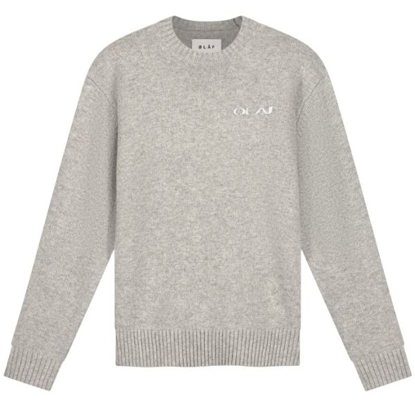 Olaf Drift Knitted Sweater Grijs