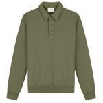 Olaf Signature Longsleeve Polo Donker Groen
