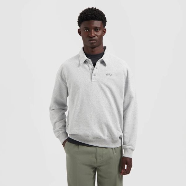 Olaf Signature Longsleeve Polo Grijs