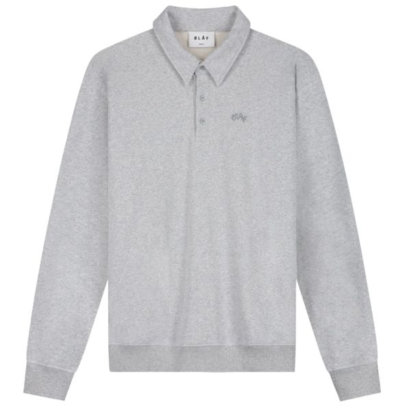 Olaf Signature Longsleeve Polo Grijs