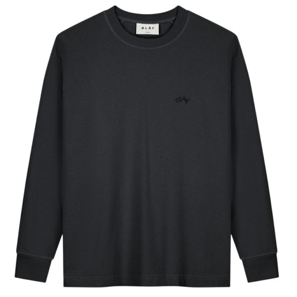 Olaf Signature Longsleeve T-shirt Antraciet