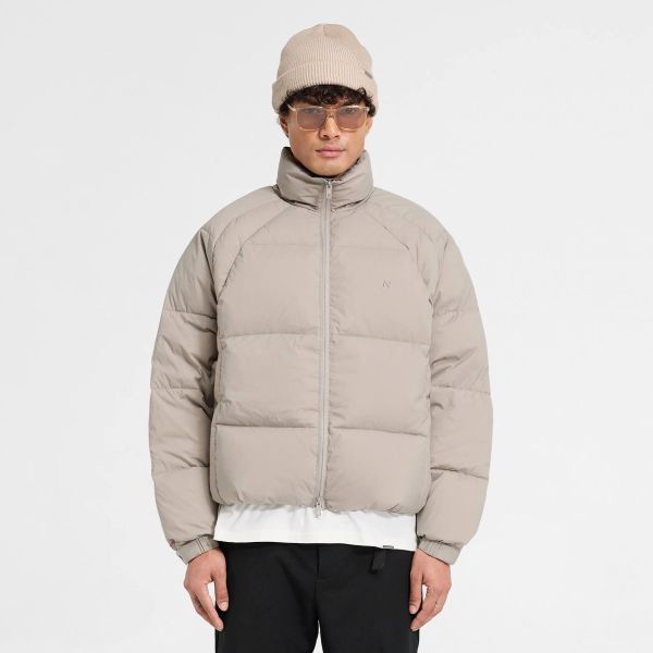 Represent Funnel Neck Puffer Beige