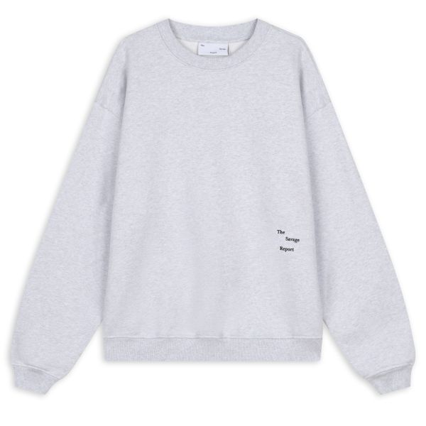The Savage Report TSR Logo Bar Sweater Grijs