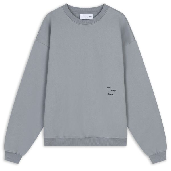 The Savage Report TSR Logo Bar Sweater Grijs