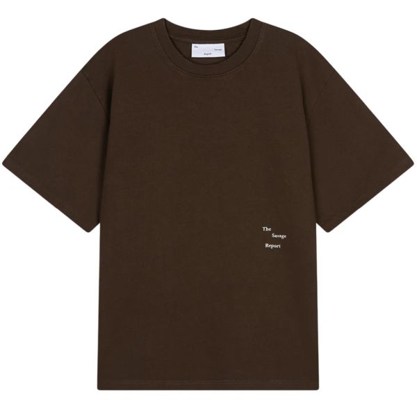 The Savage Report TSR Logo Bar T-shirt Bruin