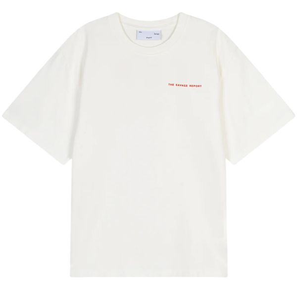 The Savage Report TSR Optic T-shirt Off White