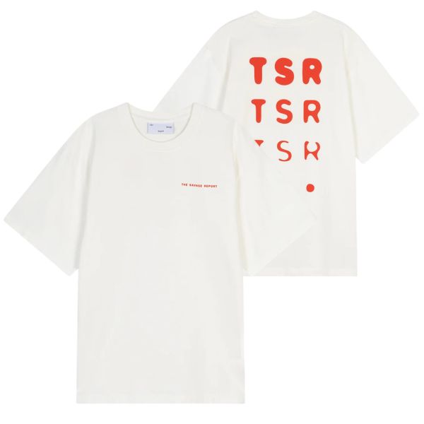 The Savage Report TSR Optic T-shirt Off White