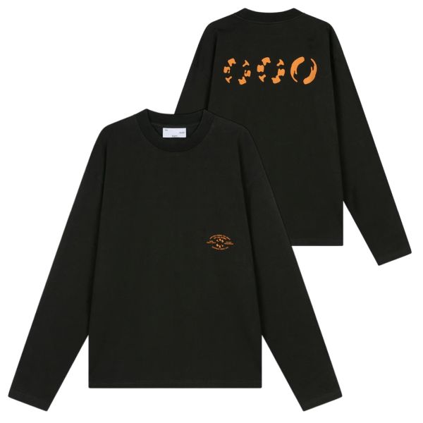 The Savage Report TSR Swirl Longsleeve T-shirt Antraciet | Mezaldy.com