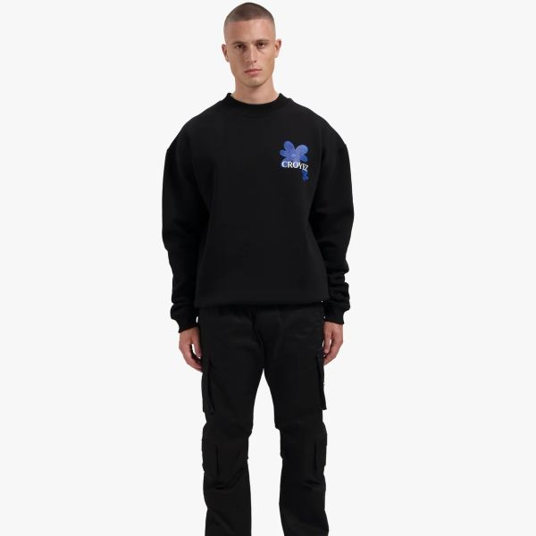 Botanique Sweater Zwart Blauw