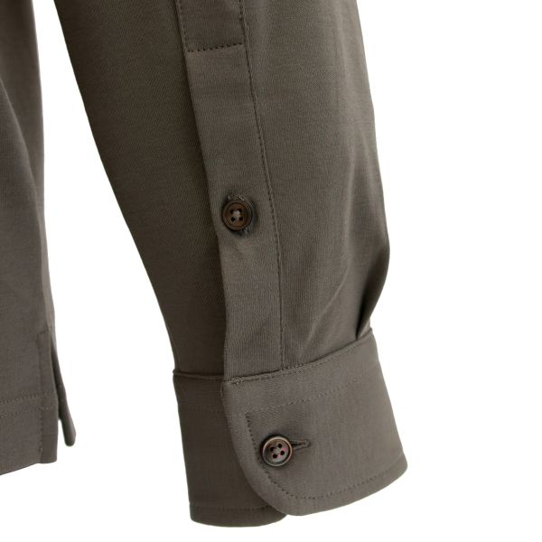 Gran Sasso Longsleeve Polo Bruin2