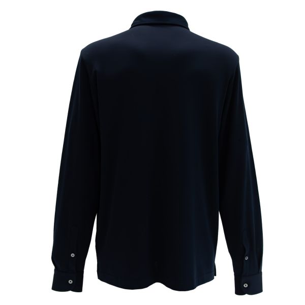 Gran Sasso Longsleeve Polo Navy