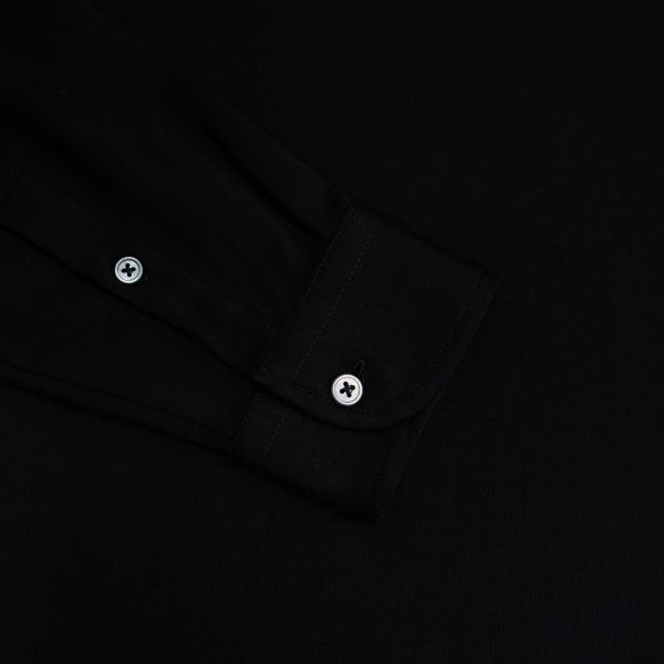 Gran Sasso Longsleeve Polo Zwart1