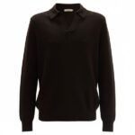 Gran Sasso Tennis Longsleeve Polo Bruin1