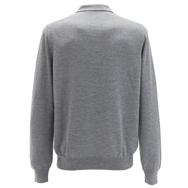 Gran Sasso Tennis Polo Sweater Grijs