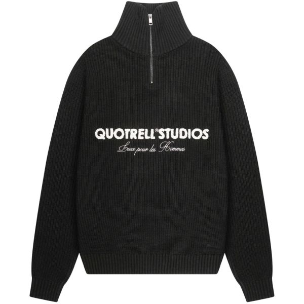 Quotrell Jace Studio Zip Up Sweater Groen