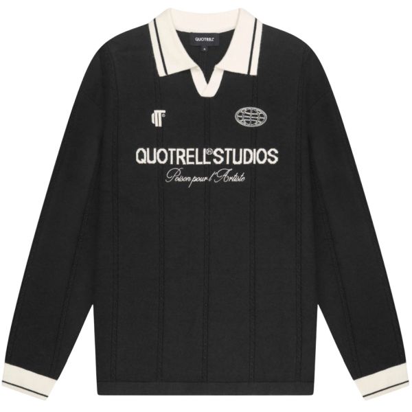 Quotrell Logan Knitted Jersey Zwart