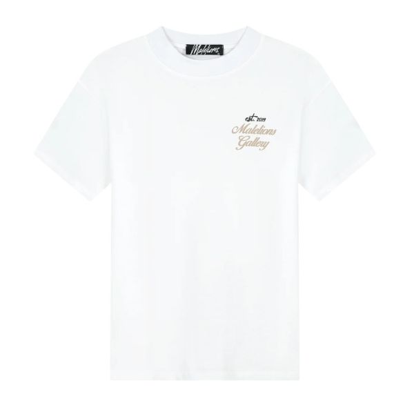 Malelions Gallery T-shirt Wit