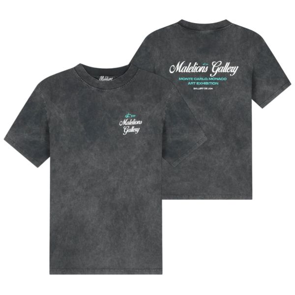 Malelions Gallery T-shirt Antraciet