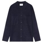 NN.07 Jonas Knit Overshirt Navy