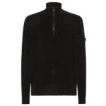 Peuterey Crivelli Chenille Half Zip Sweater Zwart
