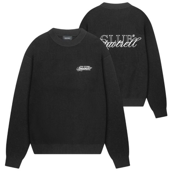 Quotrell Zac Knitted Sweater Zwart