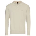 Boss Asac Polo Sweater Beige