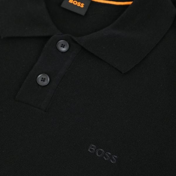 Boss Asac Polo Sweater Zwart