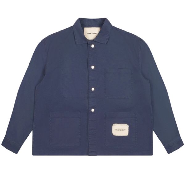 Bram's Fruit Chore Overshirt Donker Blauw