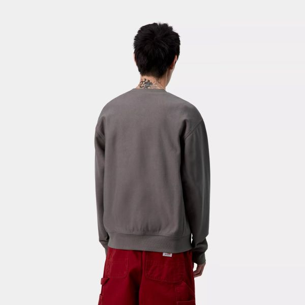 Carhartt WIP American Script Sweater Antraciet