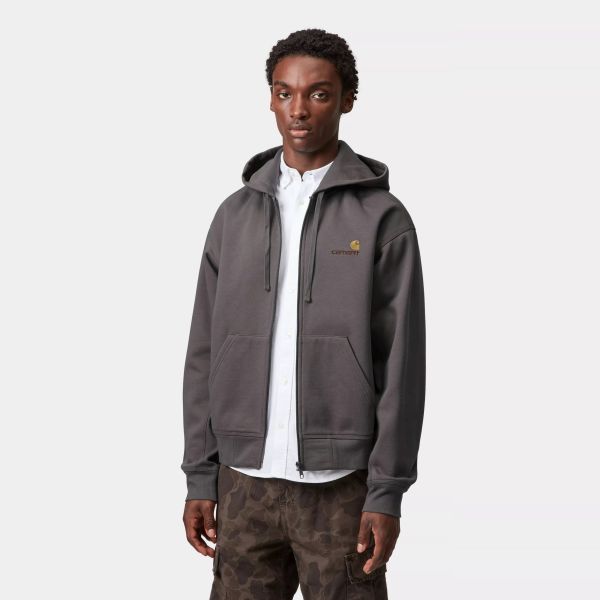 Carhartt WIP American Script Vest Antraciet