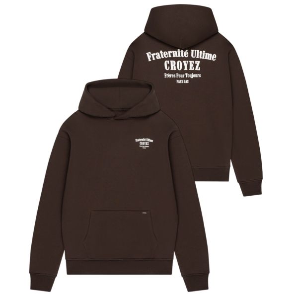 Croyez Fraternité Hoodie Bruin