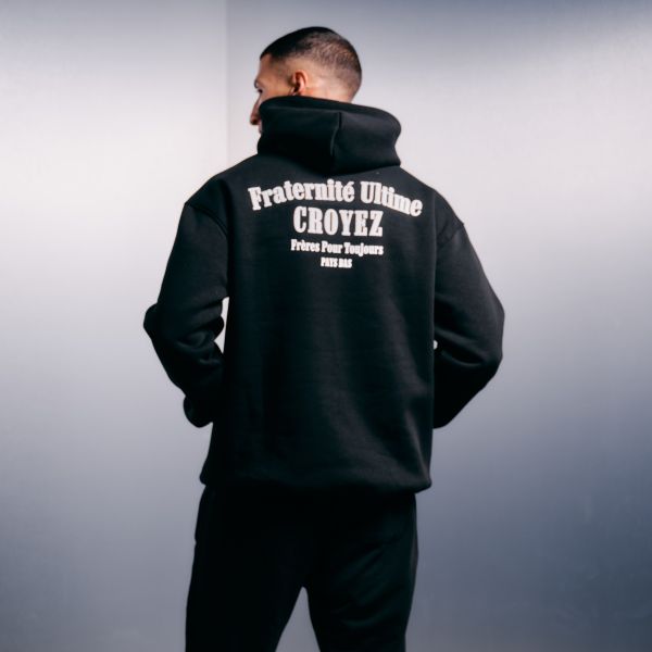 Croyez Fraternité Hoodie Zwart