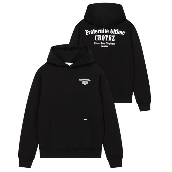 Croyez Fraternité Hoodie Zwart