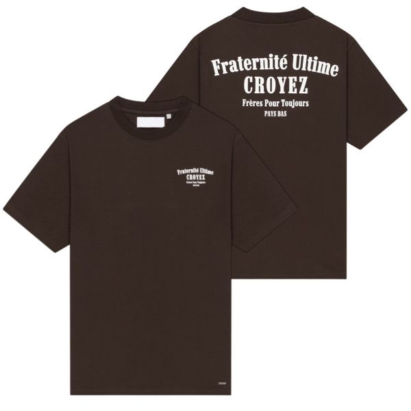 Croyez Fraternité T-shirt Bruin
