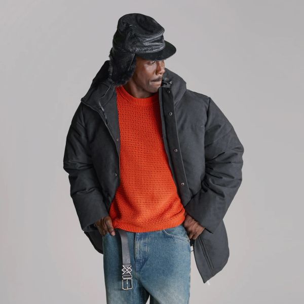 Daily Paper Oba Monogram Puffer Zwart