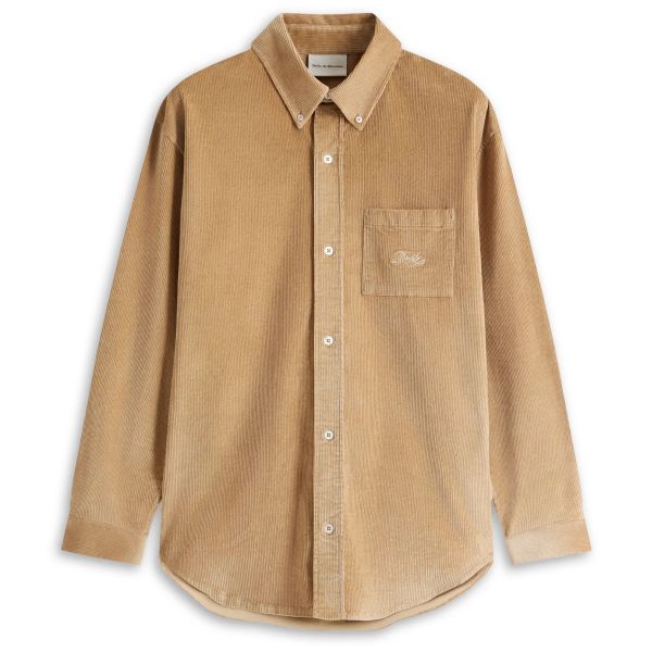Drôle De Monsieur La Chemise Corduroy Overhemd Beige