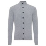 Genti 8 Buttons Cardigan Vest Grijs