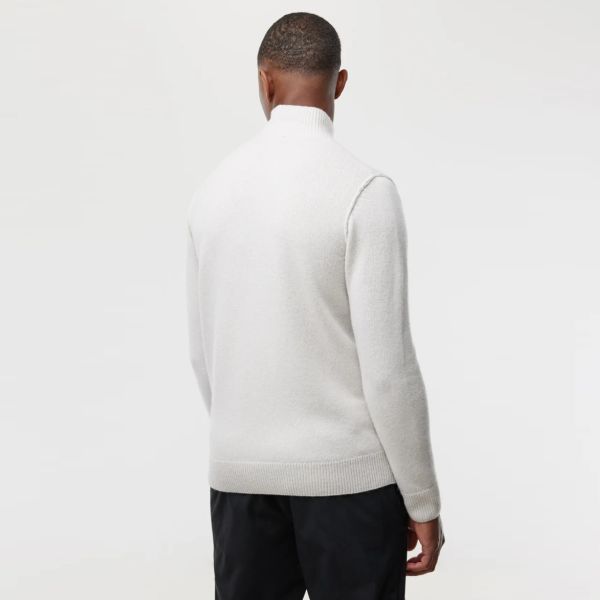 Genti 8 Buttons Cardigan Vest Off White