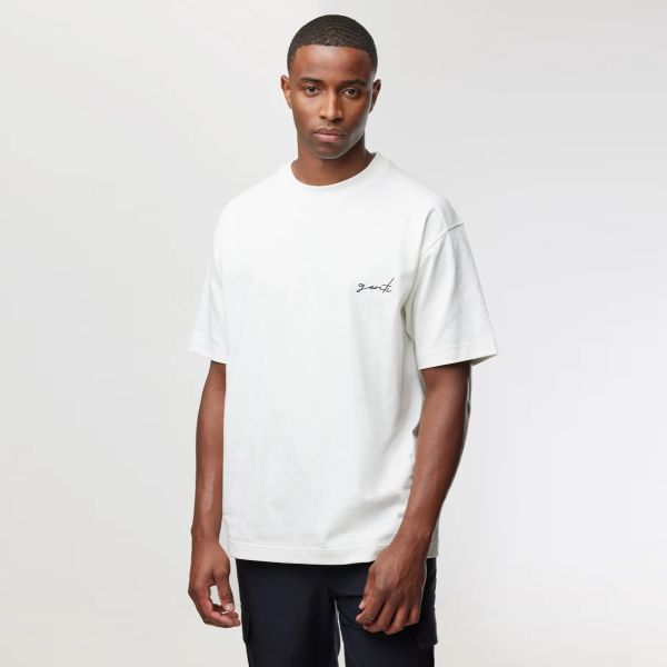 Genti Backprint T-shirt Wit