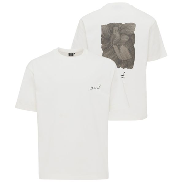 Genti Backprint T-shirt Wit