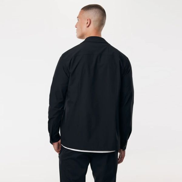 Genti Bucks Monogram Overshirt Zwart