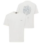 Genti Flower T-shirt Wit
