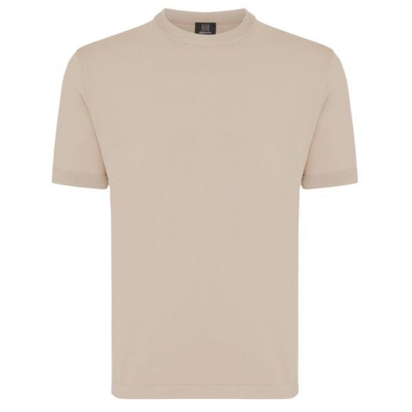 Genti Round T-shirt Beige
