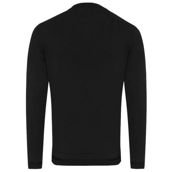 Genti Round Trui Zwart