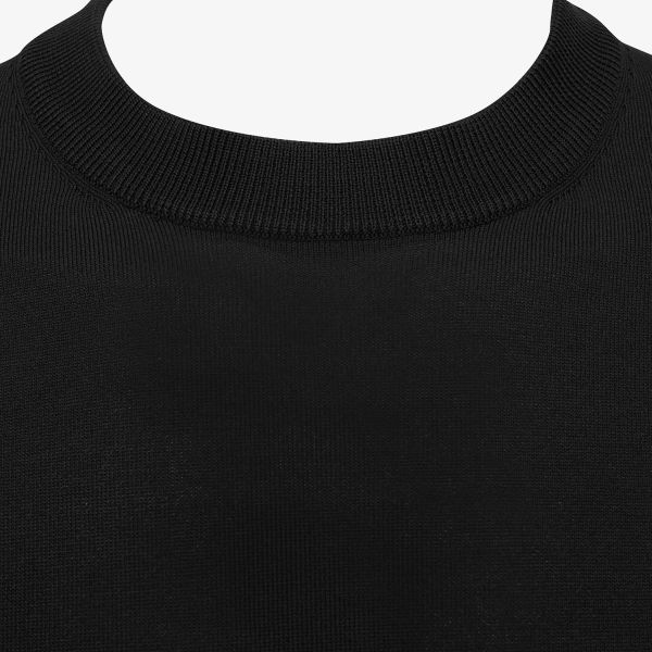 Genti Round Trui Zwart