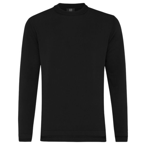 Genti Round Trui Zwart